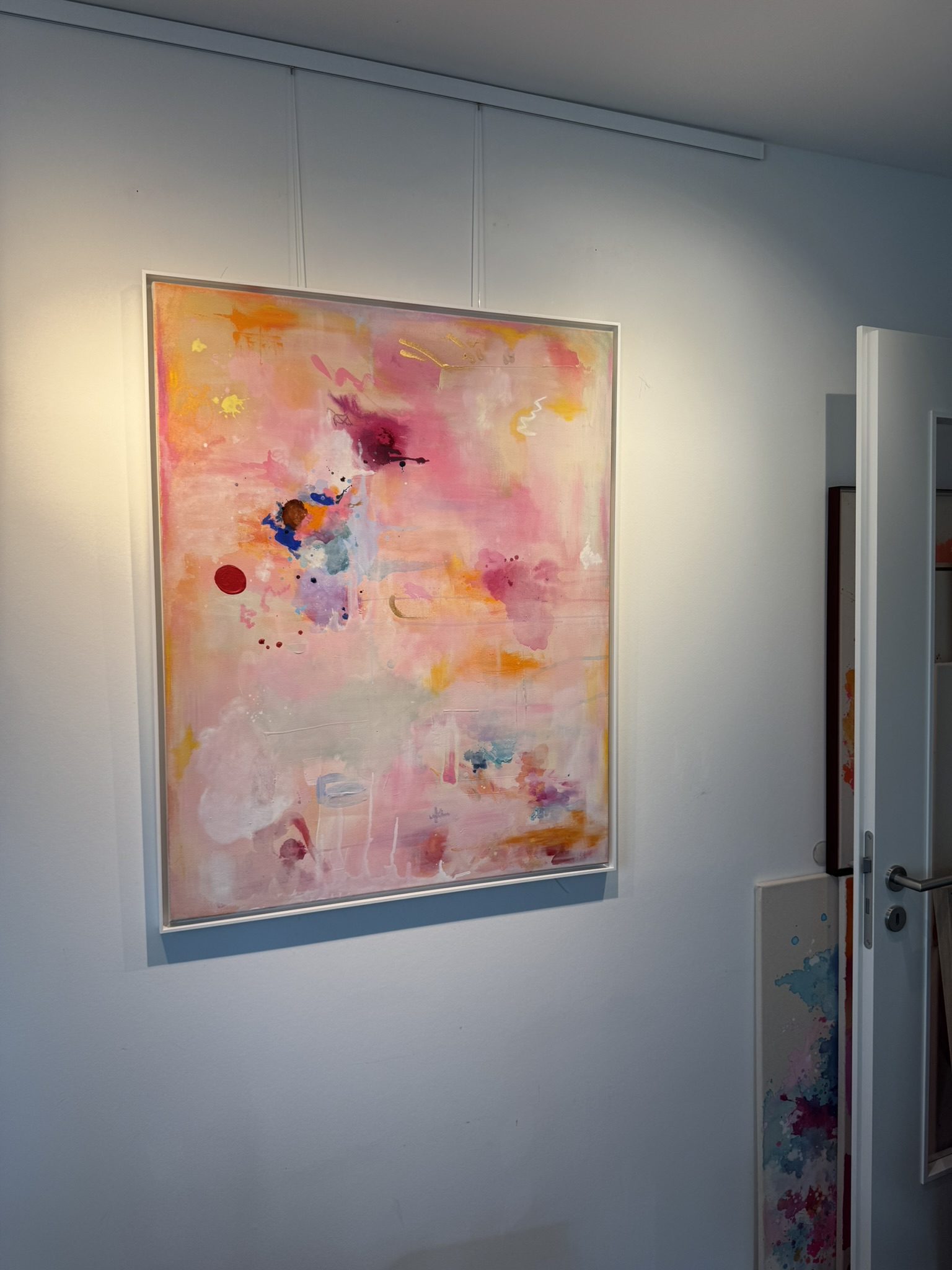 Zuflucht, 2026, Acryl auf roher Baumwollleinwand, Ansicht 6